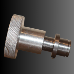 1/4-20 Alum. Knob w/ S. Steel Shaft and Collet