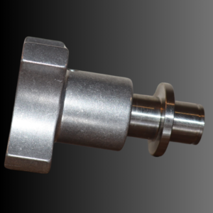 3/8-16 Alum. Knob w/ S. Steel Shaft and Collet