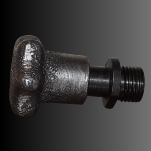 1/4"-20 Cast Iron Knob w/ Steel Shaft and Collet
