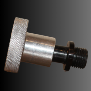 1/4"-20 Alum. Knob w/ Steel Shaft and Collet