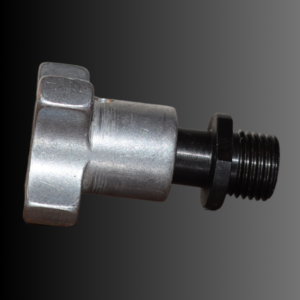 1/4"-20 Alum. Knob w/ Steel Shaft and Collet