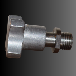 1/4"-20 Alum. Knob w/ S. Steel Shaft and Collet