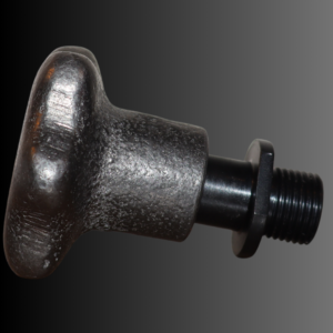 3/8"-16 Cast Iron Knob w/ Steel Shaft and Collet
