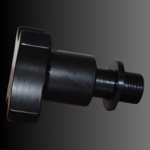 3/8"-16 Steel Knob w/ Steel Shaft and Collet