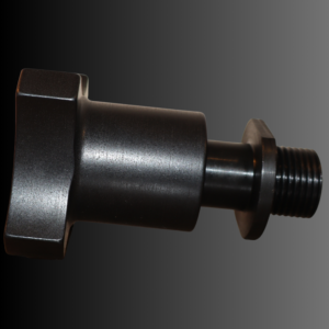 5/8"-11 Steel Knob w/ Steel Shaft and Collet